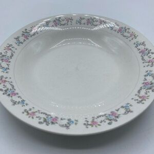 Dynasty Fine China Rapture Flat Rim Soup Cereal Replacement Bowl 8” Vintage